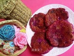 ＃ACA烘焙明星大赛＃紫薯煎饼