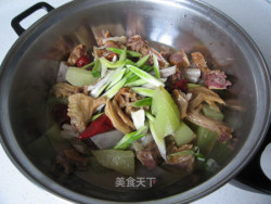 我的锅：热滋滋 辣呵呵 的美味菜--板鸭莴笋香锅