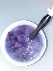 紫薯疙瘩汤