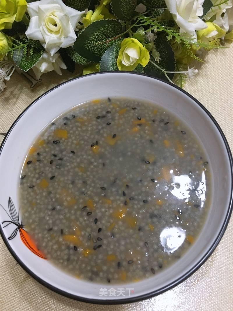 黑芝麻南瓜小米粥