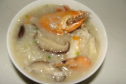 膏蟹鲜虾香菇粥