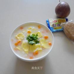 红萝卜鸡蛋粥