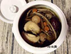 老广秋冬保健靓汤之茶树菇炖鸡#肉肉厨