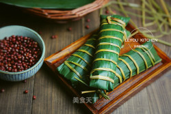 红豆长粽