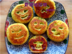 [菜谱换礼2]宝宝快乐成长餐---可爱又香甜的地瓜饼