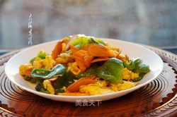 鸡蛋炒青椒