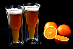 酸酸甜甜好滋味，我是香橙“啤酒”