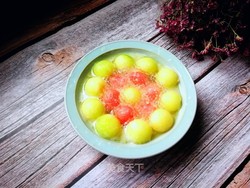 哈蜜瓜西米露
