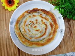 发面豆沙盘龙饼