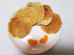 苹果芝麻松饼