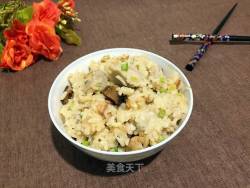 “御寒美食”香菇芋头焖饭