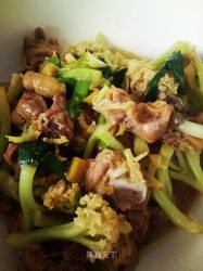 鸡肉炒菜花