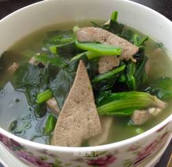 菠菜猪肝汤