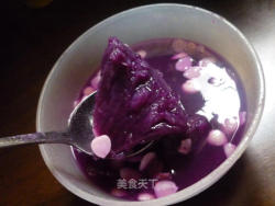 杏仁紫薯茶