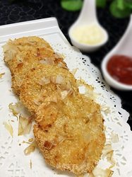 日式虾仁土豆饼