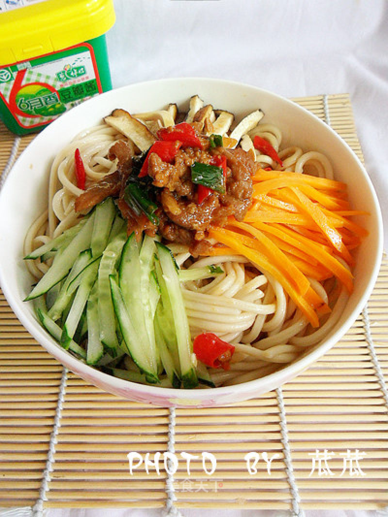 【炸酱面，花样做】 葱油豆丝炸酱面 （详细版）