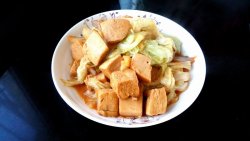 冻豆腐炒白菜
