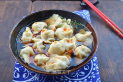 酸汤牛肉水饺