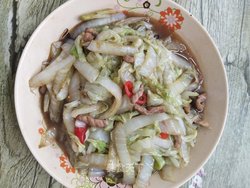 大白菜炒肉丝