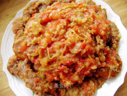 家常菜----西红柿炒虾米