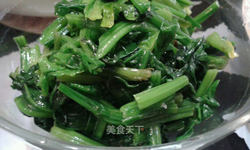 凉拌菠菜