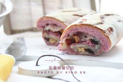 紫薯麻薯软欧，喜欢这抹紫