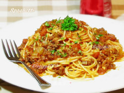 牛肉酱意面 Beef Sauce Spaghetti