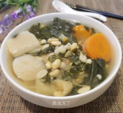 胡萝卜山药菜干汤