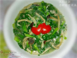 茶树菇青菜汤