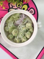 虾球清汤面