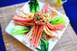 #新侬健康餐桌#---清爽凉拌油菜海鲜菇