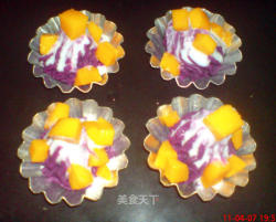 芒果酸奶紫薯泥