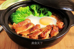 照烧鸡煲仔饭