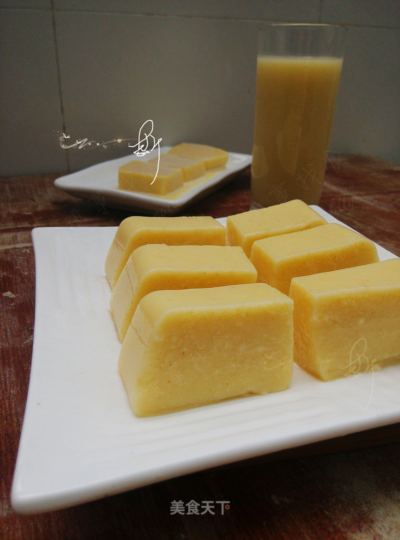 小米绿豆糕