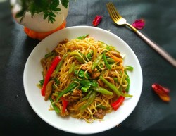 豆角焖面