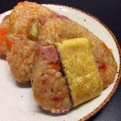 日式蔬菜饭团