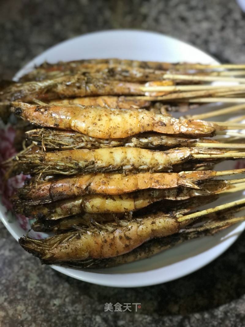 烤串串虾