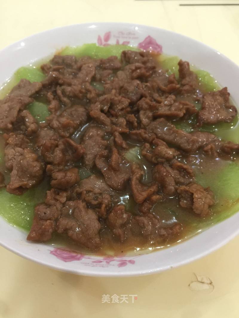 莴笋炒牛肉