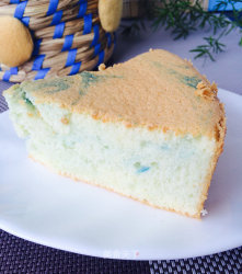 微蓝戚风蛋糕