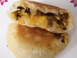 爽口酸菜素馅饼（发面）