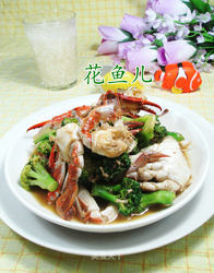 西兰花炒螃蟹