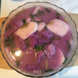 紫山药汤年糕