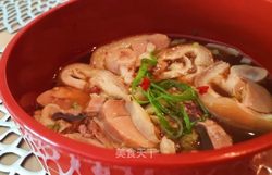 小时候爸爸的蒸肘花