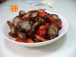 红辣椒炒米粉肉