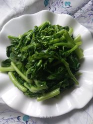 素炒白菜苔