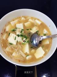金针菇豆腐汤