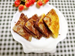 发面豆沙千层饼