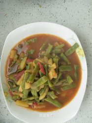 土豆炖西红柿豆角