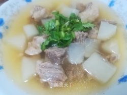 牛肉炖白萝卜