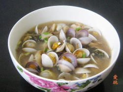 白蛤盐基豆瓣汤